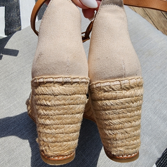 Tory Burch Colorblock Espadrille Wedge - Size 11 - Picture 4 of 9